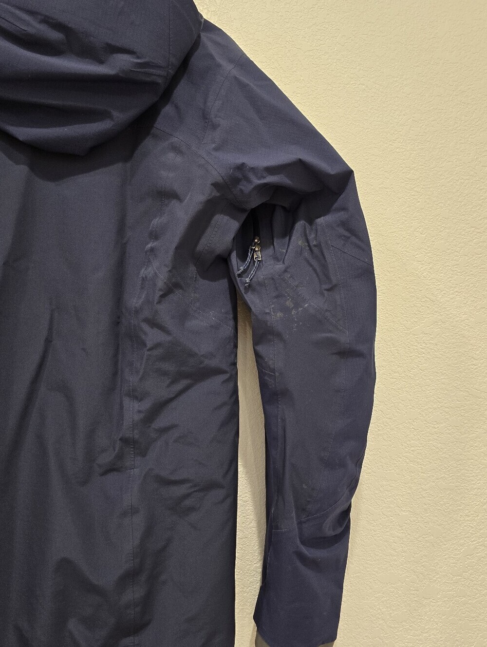 Patagonia Super Alpine Jacket- Men's Navy Blue/Grecian Blue-x-Small - Picture 4 of 9